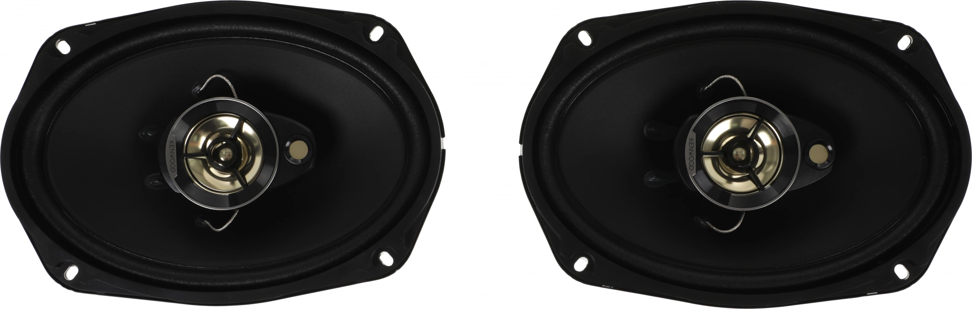 Колонки автомобильные Kenwood KFC-S6976EX 500Вт 87дБ 4Ом 15x23см (6x9дюйм) (ком.:2кол.) коаксиальные трехполосные