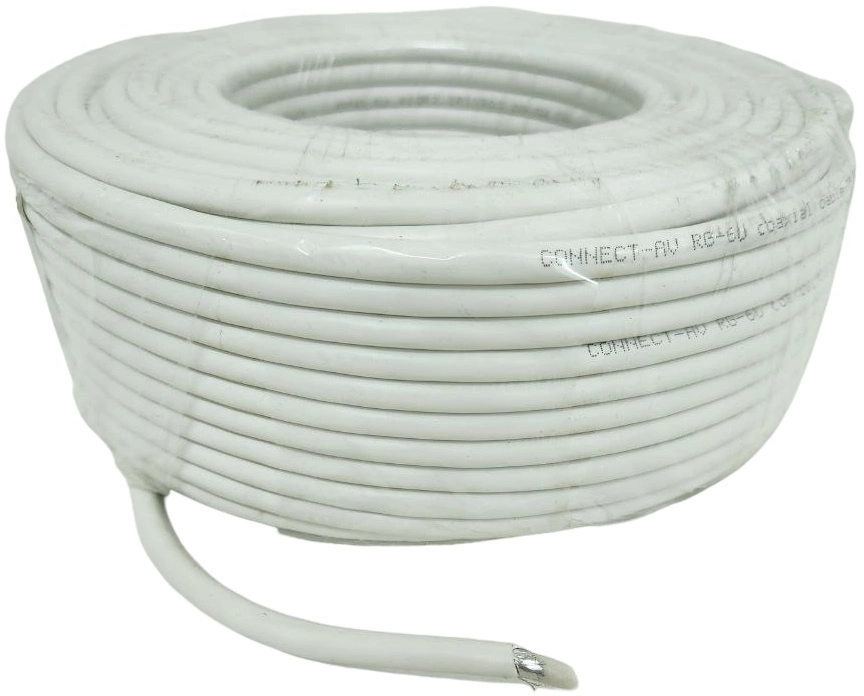 Кабель Premier CONNECT-AV RG-6/U CCS WT 50м. белый (21-321 50)