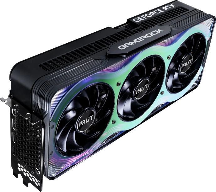 Видеокарта Palit PCI-E 5.0 RTX5090 GAMEROCK OC NV RTX5090 32Gb 512bit GDDR7 2017/28000/HDMIx1/DPx3/H