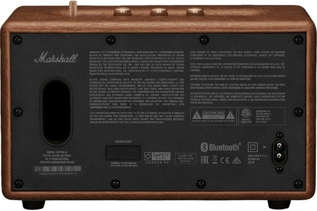 Колонка порт. Marshall Acton III коричневый/золотистый 60W 2.1 BT/3.5Jack 10м